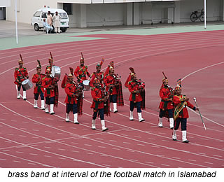 brass band for women's football  in islamabad